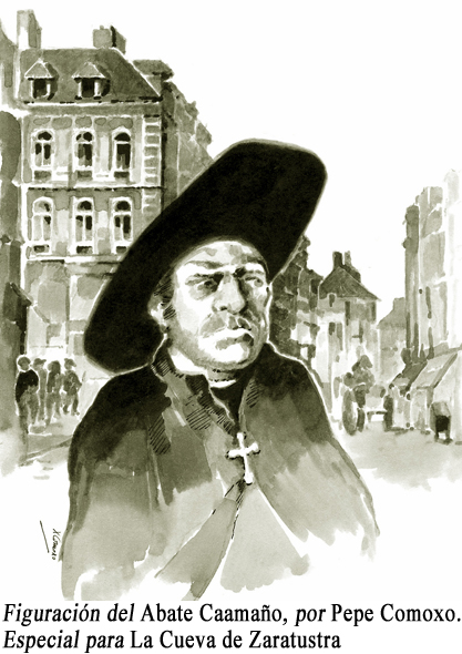 Figuración del Abate Caamaño, por Pepe Comoxo. Especial para La Cueva de Zaratustra