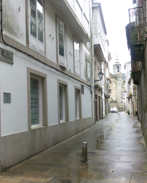 Su céntrica calle de Padrón