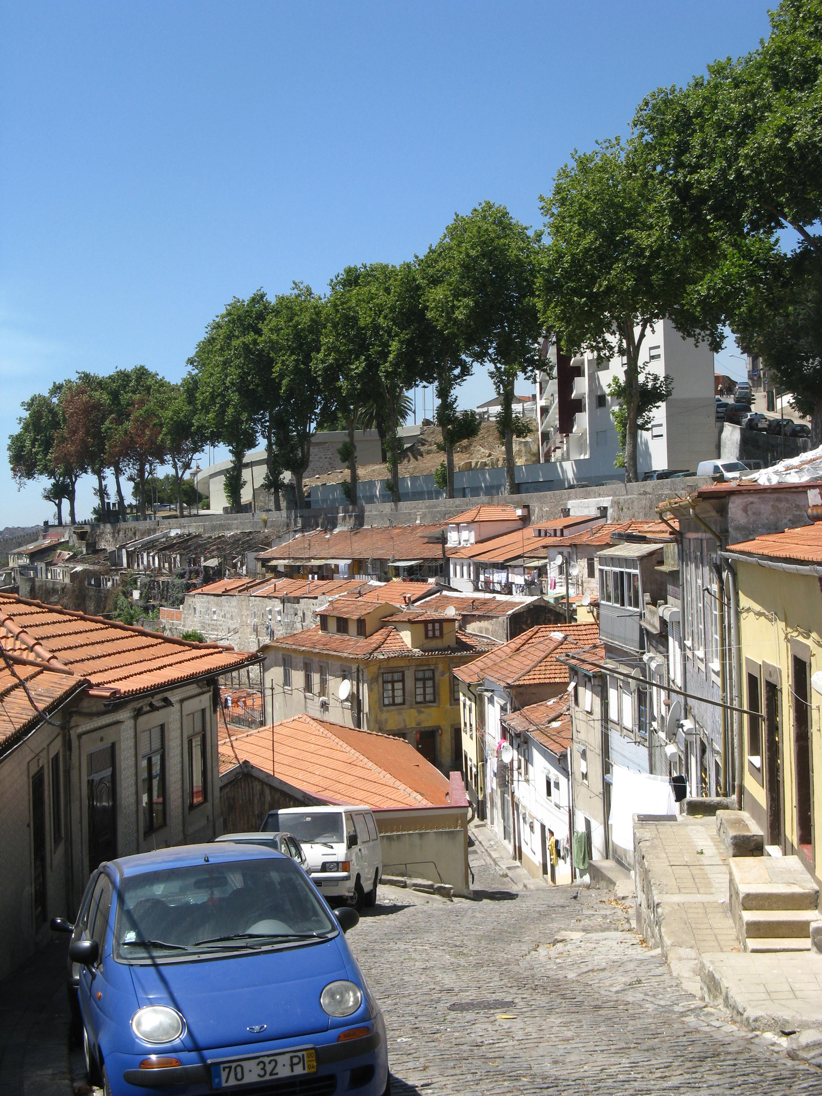 Rua da Corticeira (Oporto), donde fue acogido Ruiz Pons por la familia Argüelles (Ana Filgueiras, 2010)