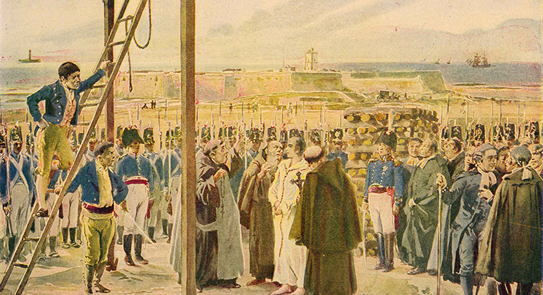 Ejecución del general portugués Gómes Freire