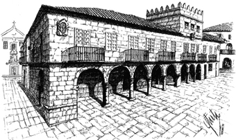 El desaparecido palacio pontevedrés del conde de San Román