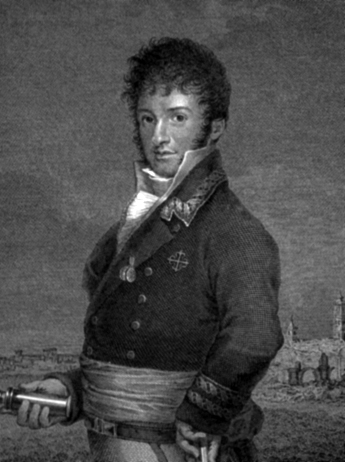 Figuración de José Palafox, jefe de los Guardias de Corps y segundo responsable, tras Ramón Patiño, de la seguridad de Godoy