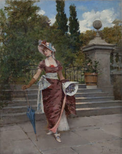 Miralles. Dama al parc, 1894