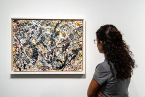 Pollock. Painting (Silver and Black, White, Yellow and Red), 1948