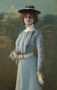 R. Casas, La Parisienne (Mademoiselle “Clo-Clo”, Clotilde Pignel), 1900