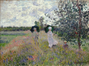 Monet. Paseando cerca de Argenteuil, 1875