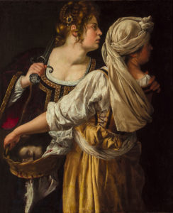 A. Gentileschi. Judit y su criada, 1618-1619