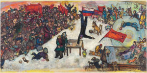 Chagall. Estudio para Révolution, 1937