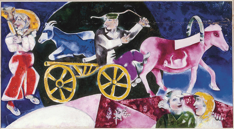 Chagall. Le Marchand de bestiaux. 1922