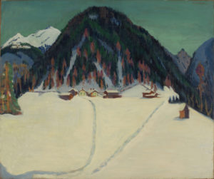 «L. Kirchner, Junkerboden bajo la nieve,. 1936-1938