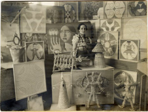 M. Mallo. Maruja Mallo no estudo de Madrid, 1936