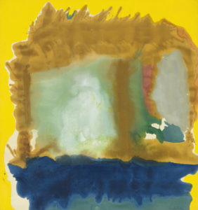 Frankenthaler. Arcada de bosque lácteo, 1963
