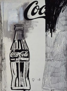 Andy Warhol;Coca-Cola [2];1961;casein and crayon on linen;Stretched: 69 1/2 × 52 1/4 in. (176.5 × 132.7 cm.)