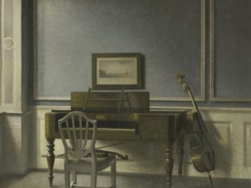 Hammershøi. Cuarto de música, 1907