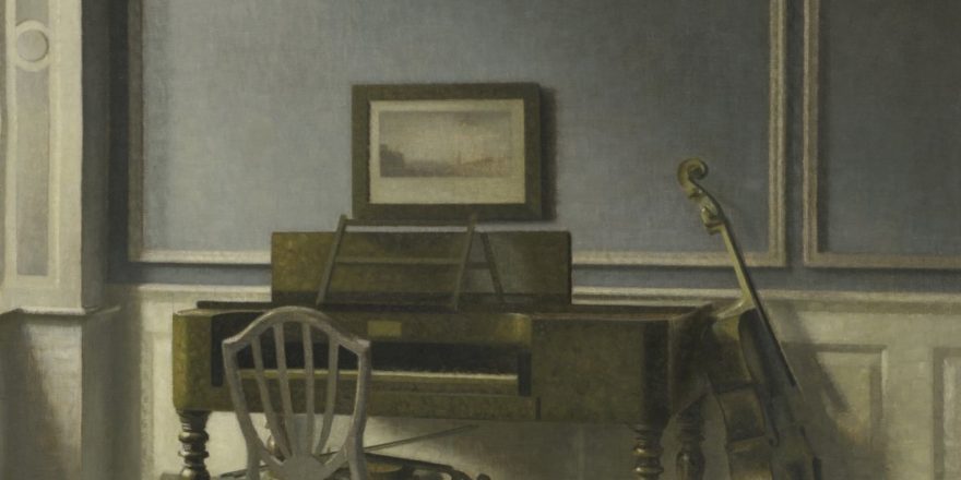 Hammershøi. Cuarto de música, 1907