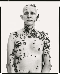 Avedon. Ronald Fischer, beekeeper, 1981